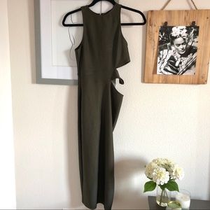 Topshop Cut Out Dress